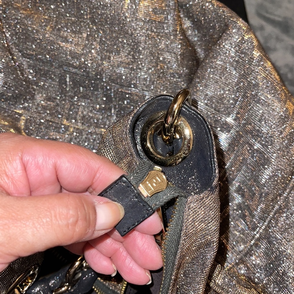 ❌ SOLD❌ FENDI ZUCCA MIA HOBO WITH GLITTER pristine condition *RARE FIND* Gorgeou - Picture 16 of 16